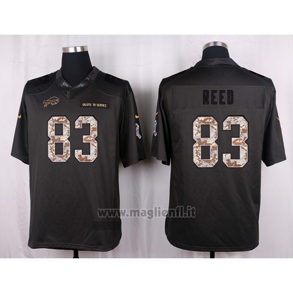 Maglia NFL Anthracite Buffalo Bills Reed 2016 Salute To Service